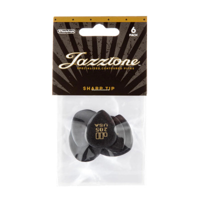 Медіатор Jim Dunlop Jazztone Point Tip Pick 6 шт. (477P205) Вінниця - фото 3