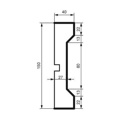 Молдинг фасадный Prestige Decor MC 161 Днепр