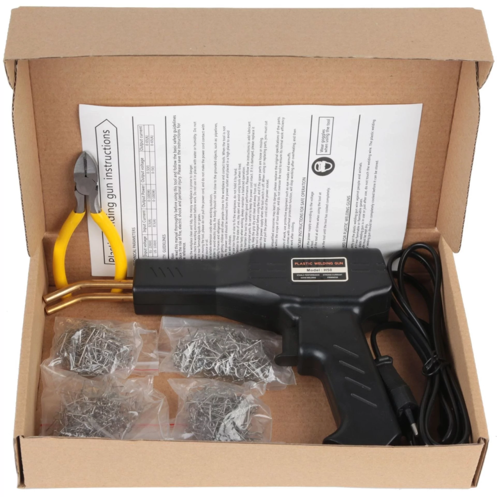 Горячий степлер H50 со скобами для ремонта пластиковых деталей Винница - изображение 3