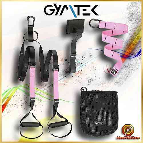 Петлі для тренувань TRX Gymtek Pro професійні петлі для силових вправ і кросфіту Рожеві Київ