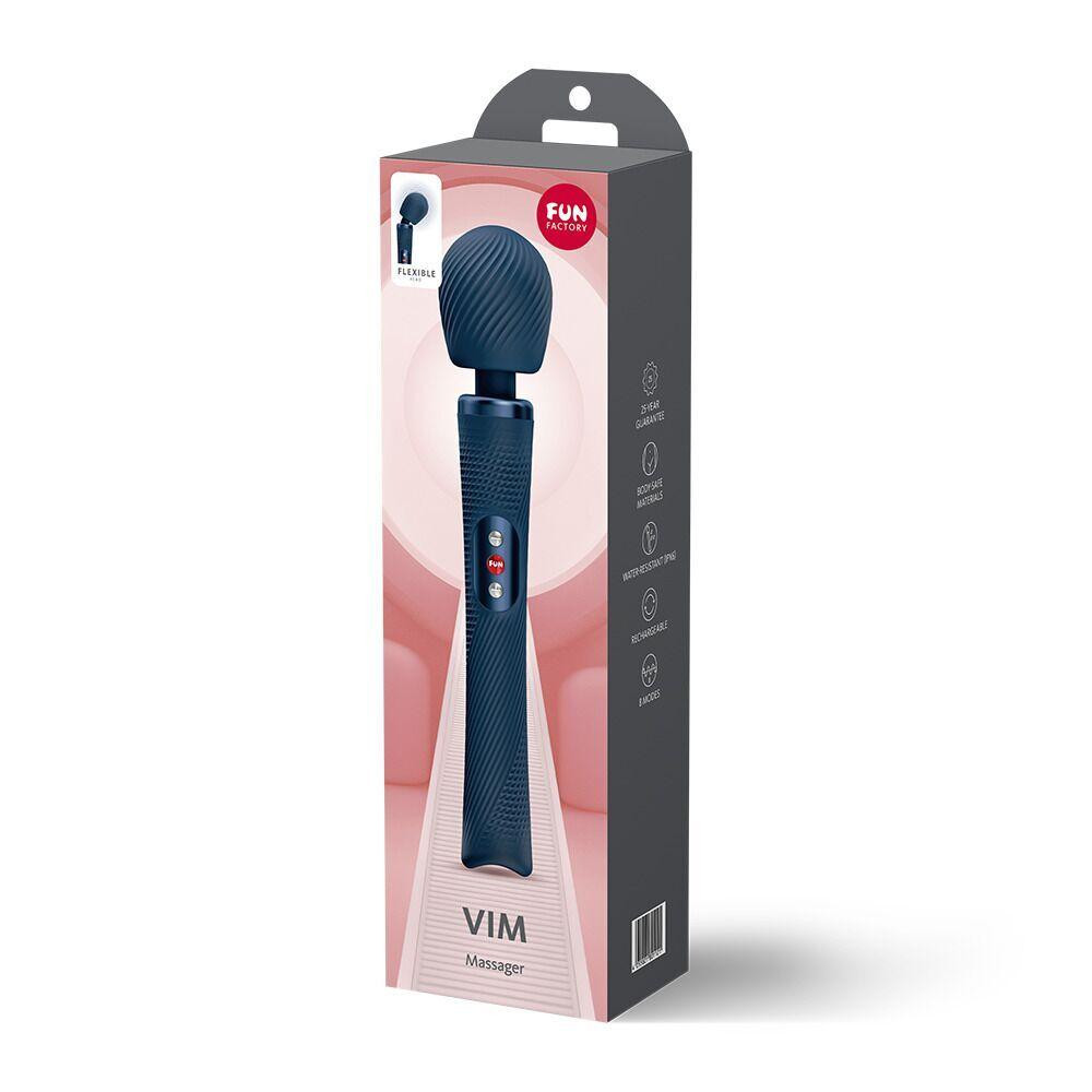 Вибромассажер Fun Factory VIM Vibrating Wand Nightblue (мятая упаковка!!!) Sex Aura Киев - изображение 8