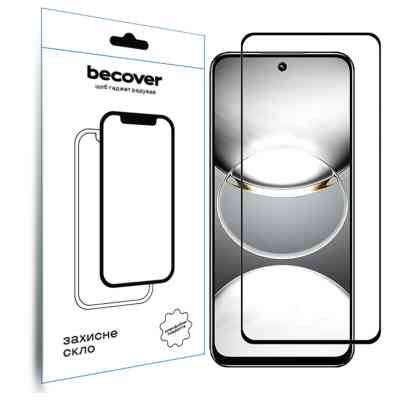 Стекло защитное BeCover Tecno Spark 30 (KL6) Black (712500) Винница