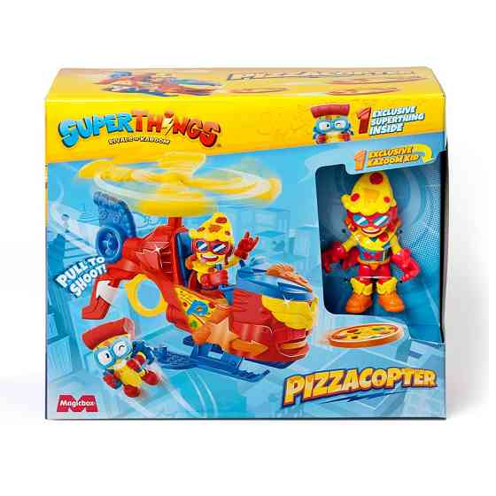 Ігровий набір Піцакоптер-S SuperThings PSTSP118IN120 гелікоптер, казум-кид, фігурка Вінниця