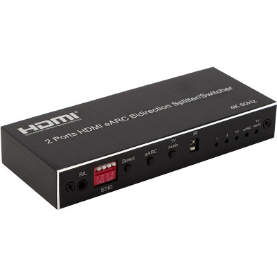 Розгалужувач PowerPlant 2 Ports HDMI eARC (CA914906) Вінниця - фото 2