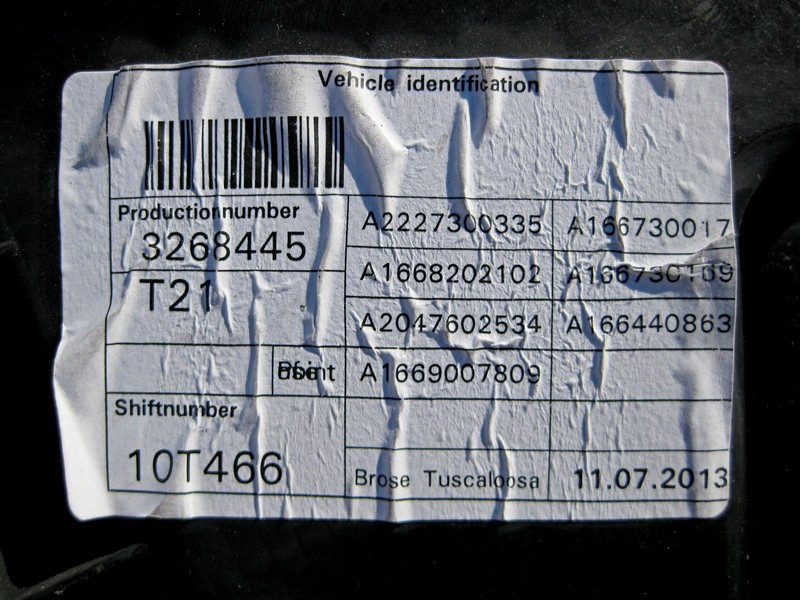 Mercedes-Benz  A1667300179 Склопідйомник задніх лівих дверей ML GLE W166 GL GLS X166 Одесса - изображение 3