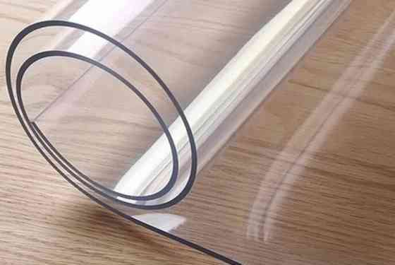 Мягкое стекло Силиконовая скатерть на стол Soft Glass Защита для мебели 1.5х1.0 м (Наивысшее качеств Винница