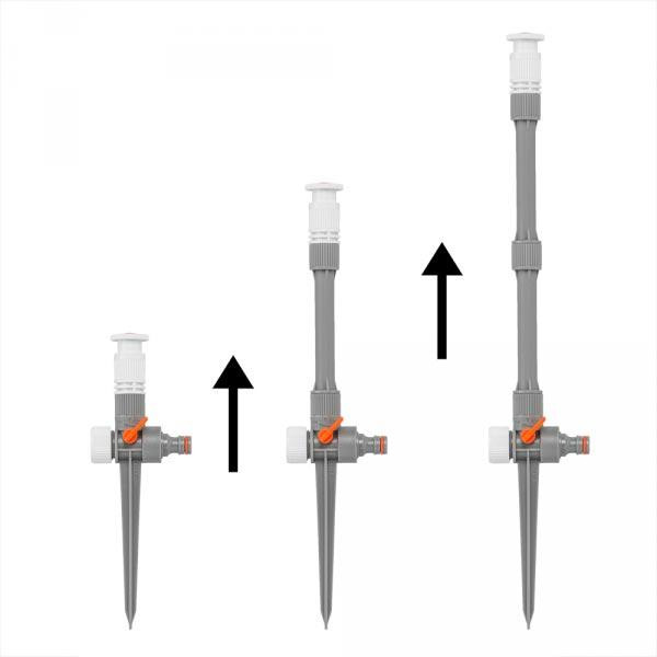 Зрошувач для поливу з краном 0-360° ø13м BRADAS Польща Київ - фото 2