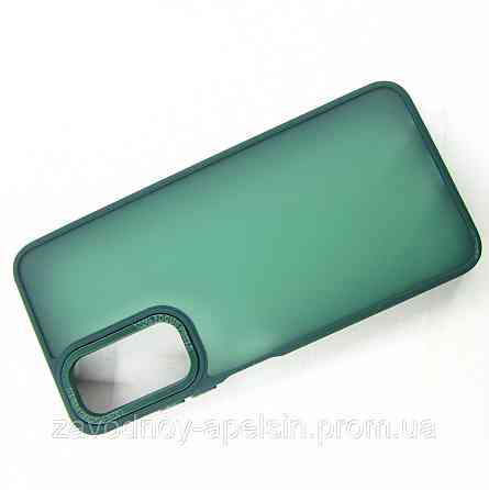 Samsung A05s A057 Чехол матовый Frame TPU+PC (зеленый) Одесса