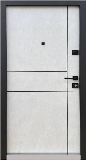 Двері вхідні Бастіон  Стайл МАКС Елегант 3 Дюна солано / Бетон сніжний 860х2050 мм Київ - фото 2