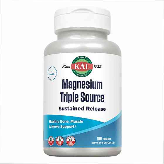 Комплекс магния KAL Magnesium Sustained Release Triple Source 100 tabs Киев