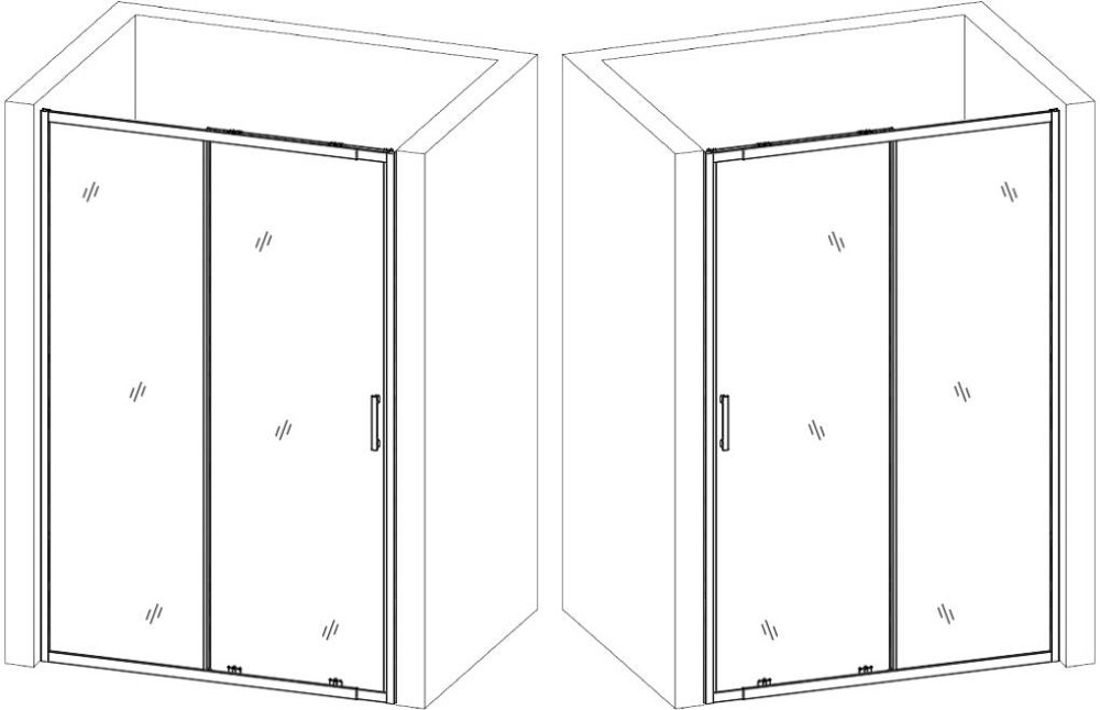 Душові двері PARSETA 110TB BRAVO (1уп.) Тернопіль - фото 4