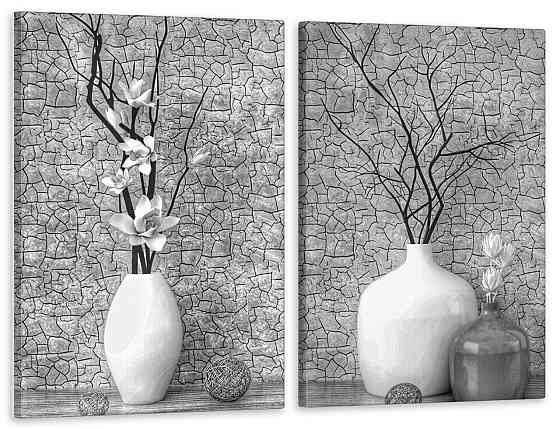 Модульная картина в гостиную / спальню Квіти у вазі TLV-2_009 70x102 см Киев