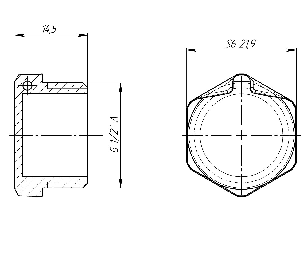 Заглушка 1/2″З латунна під пломбу LC302P OPTIMUM Тернопіль - фото 3