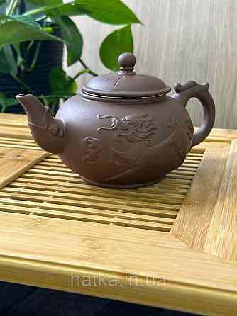 Чайник заварювальний ісинська глина 550 мл "Цилінь" світлий Т2569 Київ