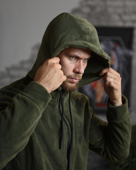 Тактична флісування Вірний назавжди тепла олива Одеса - фото 20