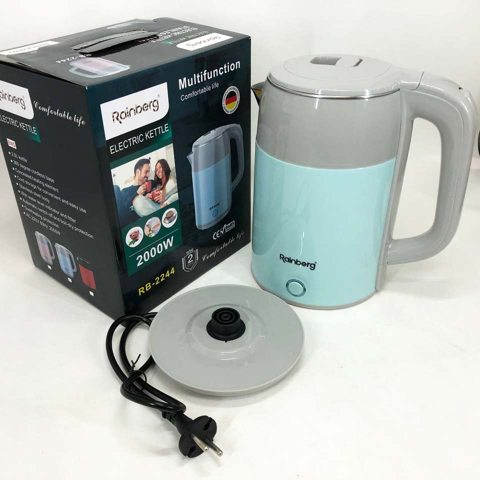 Електрочайник пластик Rainberg, Якісні електрочайник, Чайник електро чайний IZ-52 Івано-Франківськ - фото 4