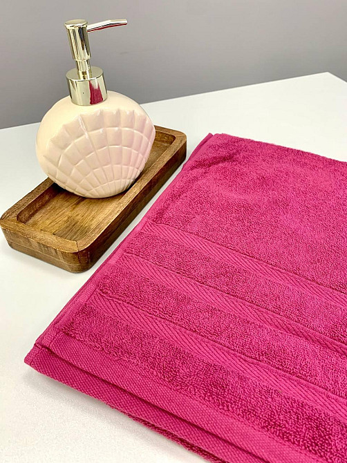 Полотенце махровое Ideal Textile Косичка однотонное плотность 500 г/м2 50х100 см (56860731) Малинови Черновцы - изображение 5
