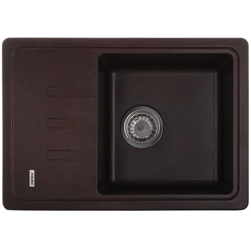 Майка кухонна Zerix ZS-6243S-12 Коричнева (ZX4576) Київ - фото 1
