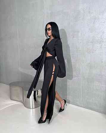 Женский стильный романтичный костюм шелк армани Одесса