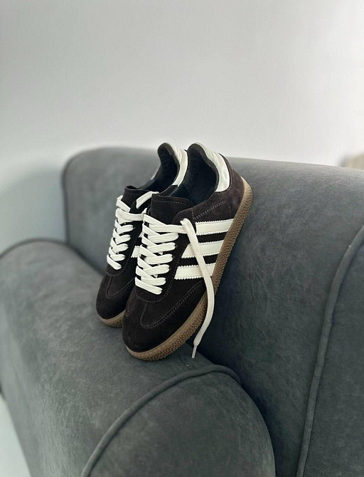 Olli Кроссовки женские OLLI шоколадные замша натуральная низкий ход размер 36-41 (T-1-21413) Коломия - фото 5