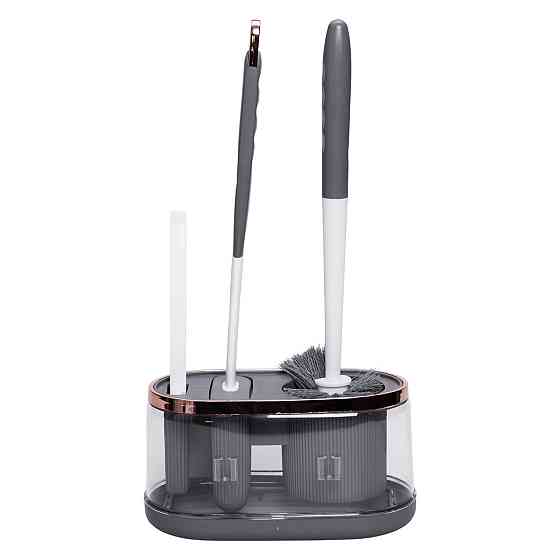 Настінний набір для туалету 3 в 1: ершики та щітка Київ