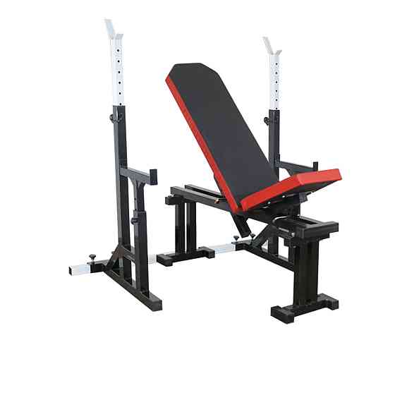 Лавка для жиму регульована 40 на 40 мм + Стійки зі страхувальними упорами 50 на 50 мм Київ