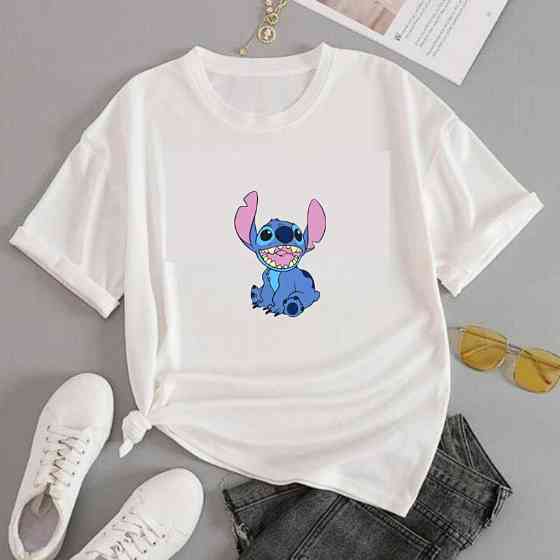 Футболка жіноча з принтом  44 Біла 2634325138 Дніпро