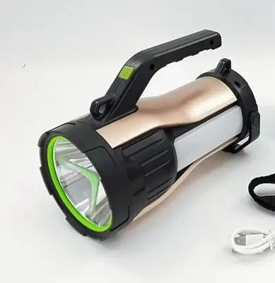 Ліхтар HEL-T96 (LM+2хCOB білий та червоний) + Powerbank + сонячна панель + microUSB Вінниця