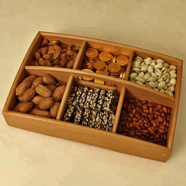 Менажниця дерев'яна "Фахітас" сіена Миколаїв - фото 1