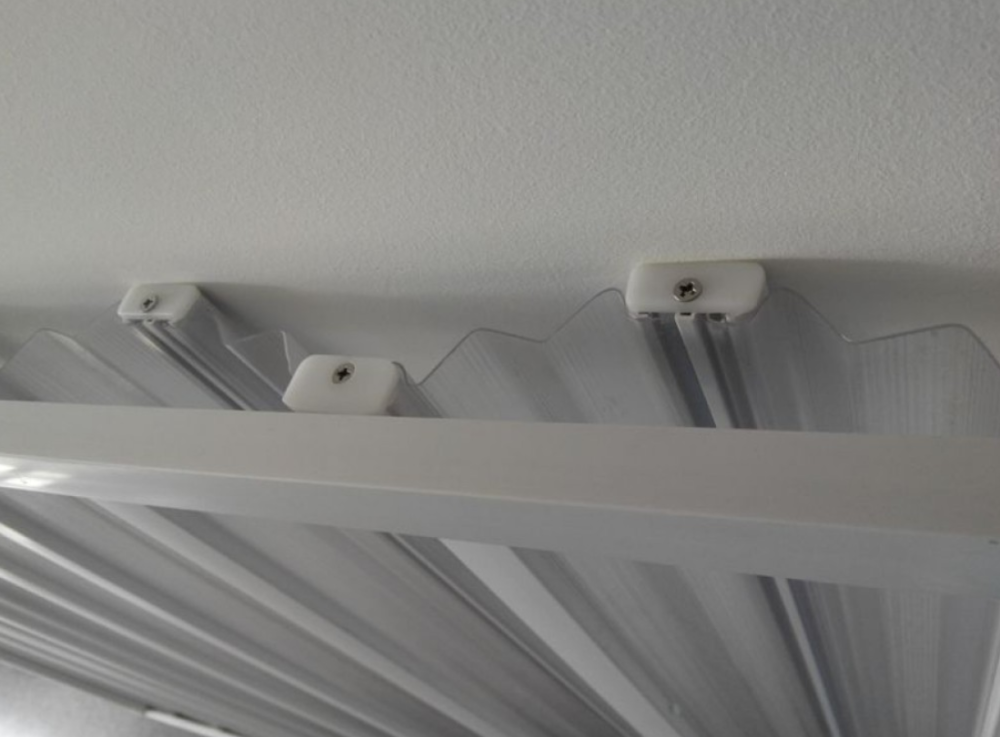 Ширма для ванны и душа угловая полукруглая  900х900х1850мм Днепр - изображение 4