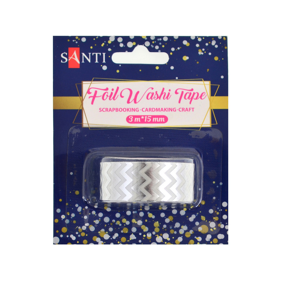 Стрічка паперова фольгована самоклеюча 