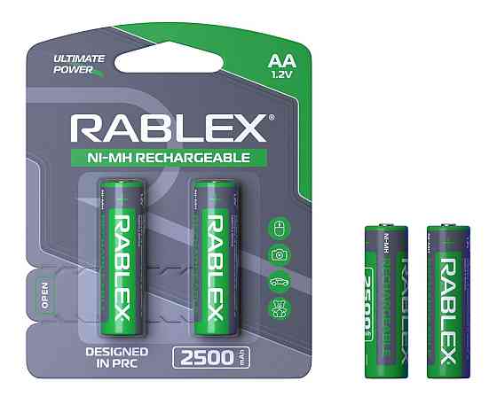 Аккумулятор Rablex HR6/AA Ni-MH 2500mAh 1.2V 1 шт. Днепр