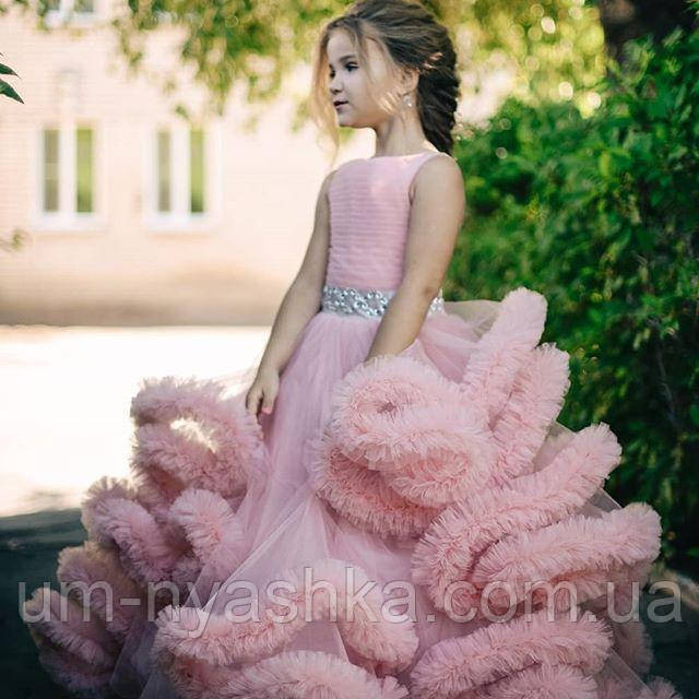 Пышное платье Облачко ПУДРОВОЕ на 4-5, 6-7, 8-9 лет Кривой Рог - изображение 4