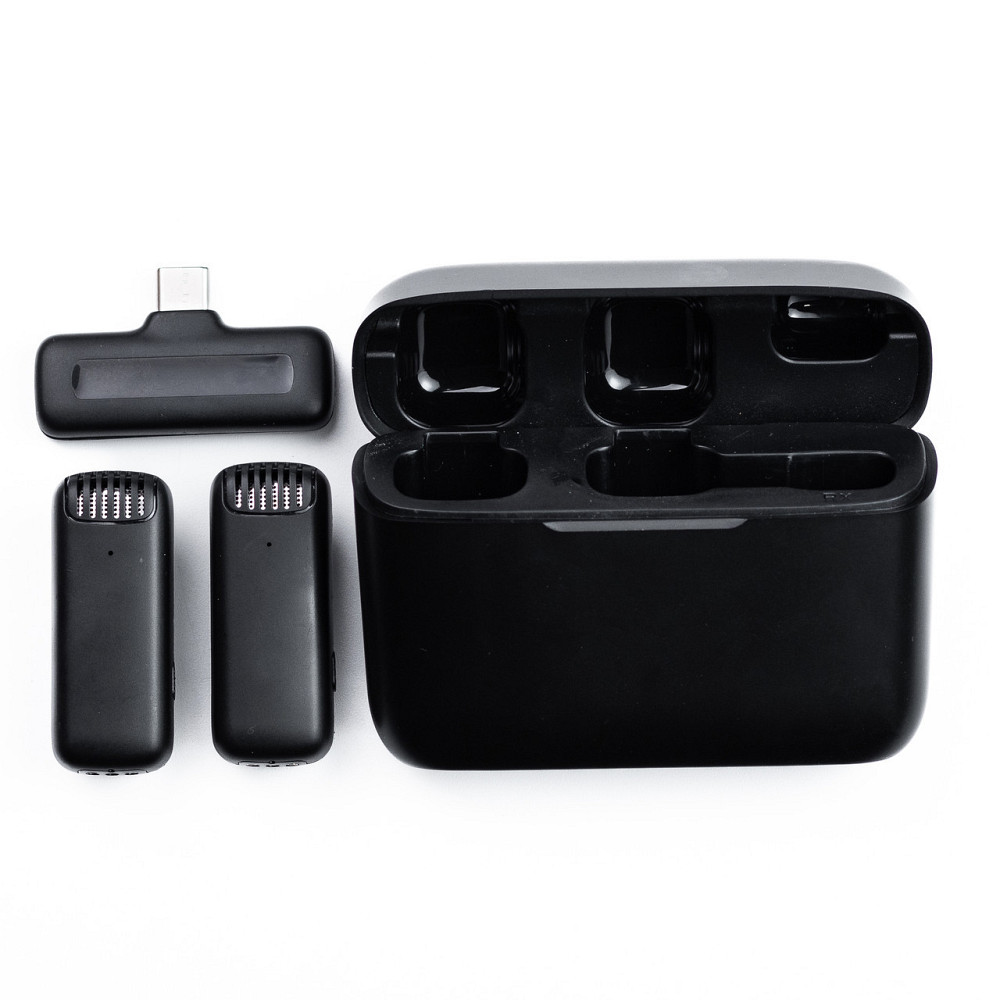 Петлічка для телефону бездротова набір 2 шт блютуз мікрофон петличний з шумозаглушенням HP176096 Київ - фото 1