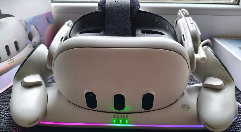 AMVR Q3HC1 Magnetic Charging Dock Meta Quest 3 Зарядная Док -станция. Харьков - изображение 5