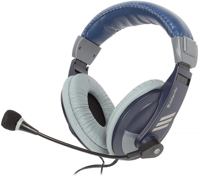Наушники Defender Gryphon HN-750 2м (Синий) Винница - изображение 1