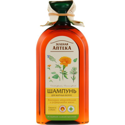 Шампунь Зелена Аптека Календула лекарственная и розмариновое масло 350 мл (4823015904974) Винница - изображение 1