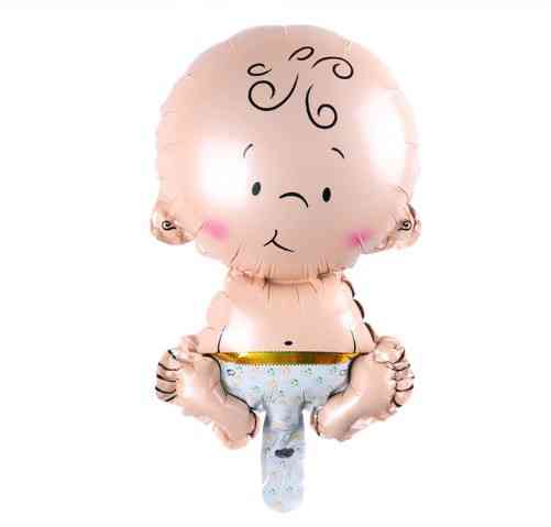 Кулька для новонародженого хлопчика фольгована 35 см різнобарвний Київ