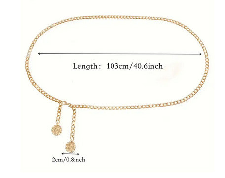 Пояс цепочка на пояс золотистый Киев - изображение 2