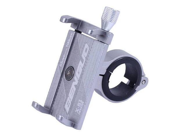 Держатель телефона HFCM-16  (крепление на руль),  алюминий, серый Мукачево - изображение 2