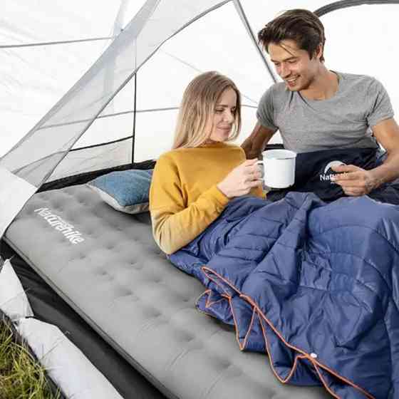 Матрац надувний подвійний Naturehike NH19QD010, сірий Киев