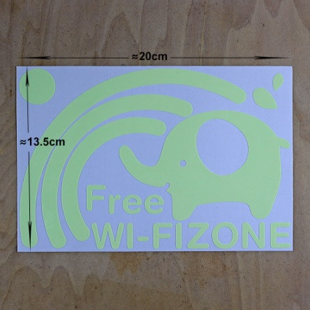 Светящаяся наклейка 