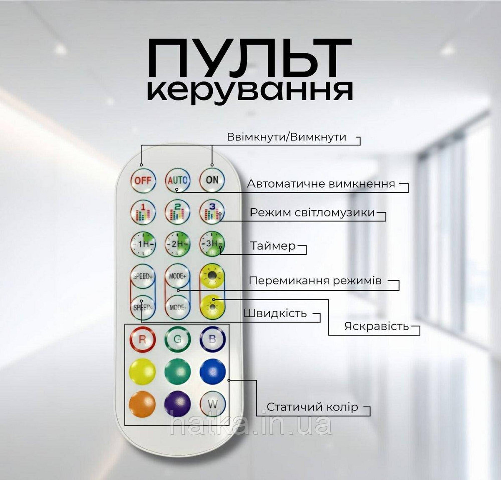 Торшер підлоговий Світлодіодний VALESO LED RGB IC Розумний 150см Музична Синхронізація VALESO Київ - фото 6