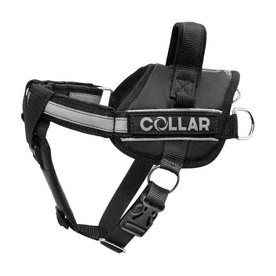 Шлея "Dog Extreme" "POLICE" №1 (В:35-45см) чорний Київ