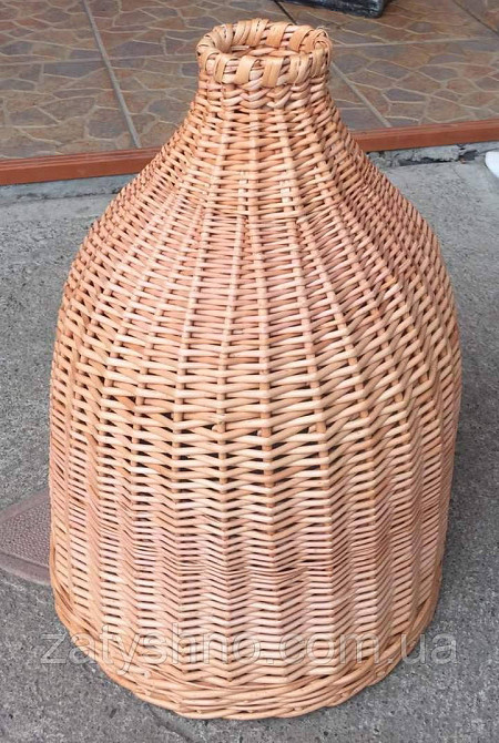 Комплект плетених світильників | люстра з лози різної форми /плетеної світильник для кафе Київ - фото 4