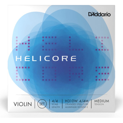 Струны для скрипки D'Addario Helicore Violin String Set Wound E 4/4 Scale Medium Tension (H310W 4/4M) Винница - изображение 1