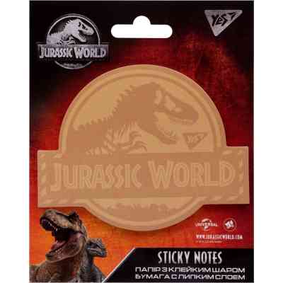 Папір для нотаток Yes з клейким шаром JURASSIC WORLD.Dangerous Dino, 40 аркушів (170264) Вінниця