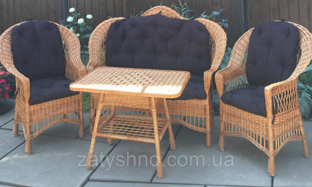 Комплект плетених меблів | Київ - фото 4