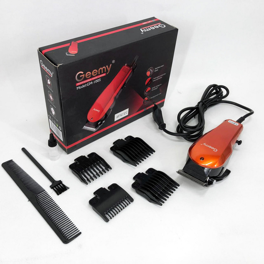 Машинка для стрижки волосся без шуму, Професійна машинка для стрижки волосся з насадками ZC-71 Івано-Франківськ - фото 3