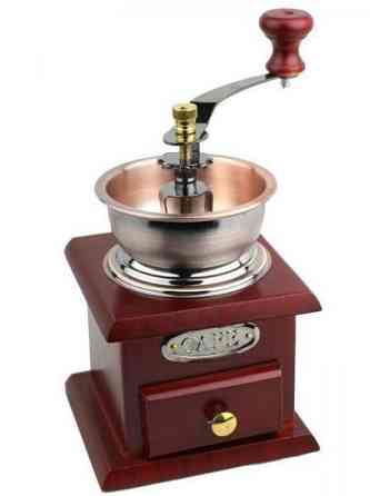 Ручна кавомолка з дерев'яним ящиком Empire EM-2360 Винница